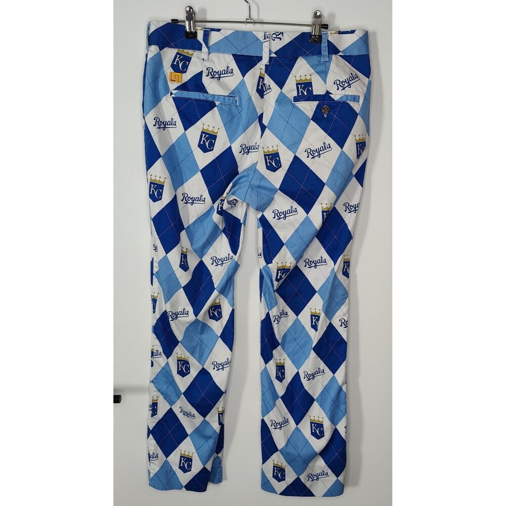 Loudmouth LM Kansas City Royals Golf Pants Mens Size 32x32 (Actual 31x29)